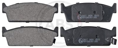 Комплект тормозных колодок, дисковый тормоз A.B.S. 36617 для INFINITI M30