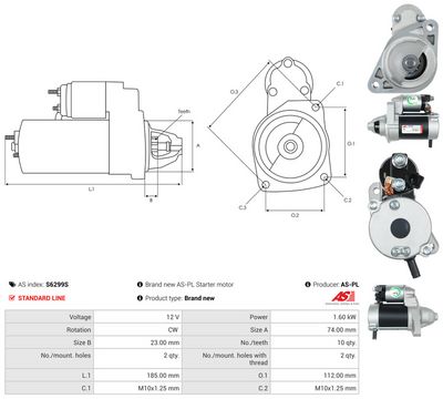 STARTER AS-PL S6299S 4