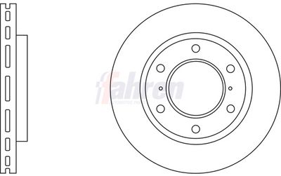 Fahren Brake Disc FBD6122