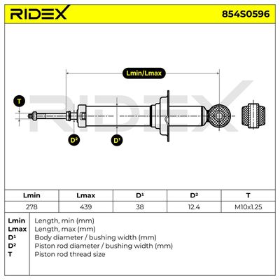 амортисьор RIDEX