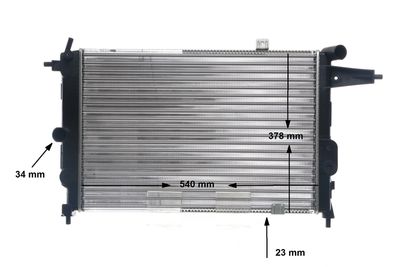 RADIATOR RACIRE MOTOR MAHLE CR437000S 12