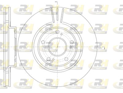 ROADHOUSE 6763.10 Тормозные диски  для HONDA CIVIC (Хонда Цивик)