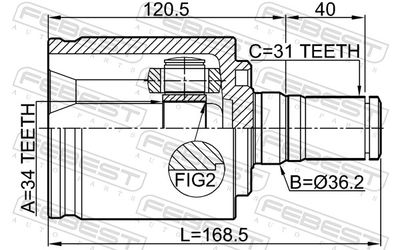 Joint Kit, drive shaft 1411-KOR6ATLH