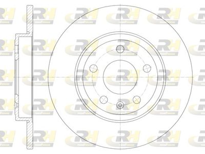 спирачен диск ROADHOUSE 61011.00