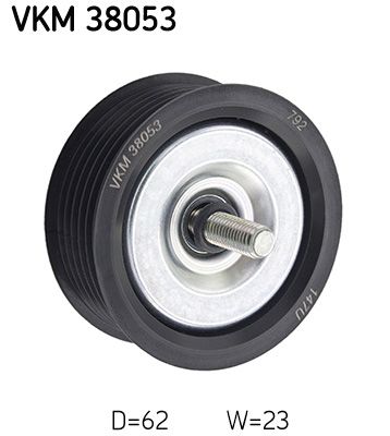 Deflection/Guide Pulley, V-ribbed belt VKM 38053