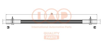 Тормозной шланг IAP QUALITY PARTS 708-17070 для TOYOTA HILUX