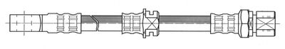 Тормозной шланг CEF 511036 для CHEVROLET OMEGA
