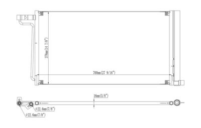CONDENSATOR CLIMATIZARE WALKER WCD00269 6