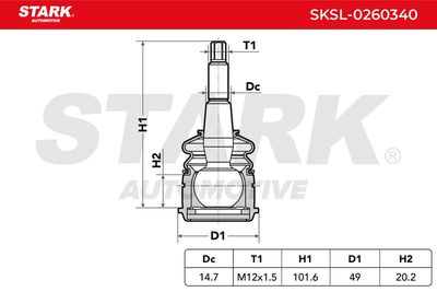 Шарнири STARK SKSL-0260340