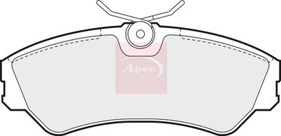 APEC Brake Pad Set, disc brake PAD724