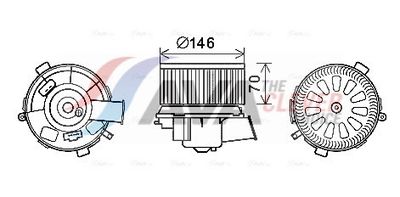 вентилатор вътрешно пространство AVA Clever Choice PE8378