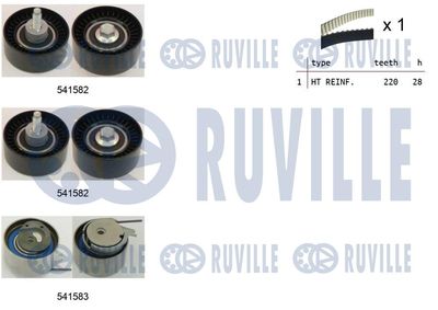 Комплект ремня ГРМ RUVILLE 550272 для CHRYSLER VOYAGER