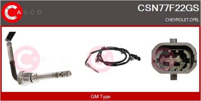 SENZOR TEMPERATURA GAZE EVACUARE