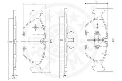 SET PLACUTE FRANA FRANA DISC OPTIMAL 9278 2