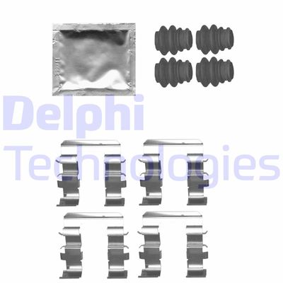 Комплектующие, колодки дискового тормоза DELPHI LX0660 для HYUNDAI ix55