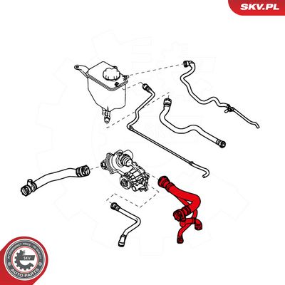 Hadica chladenia ESEN SKV 43SKV701