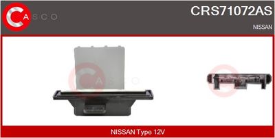 REZISTOR VENTILATOR HABITACLU CASCO CRS71072AS