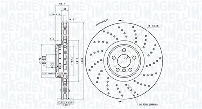 BREMSSCHEIBE MAGNETI MARELLI 360406209104