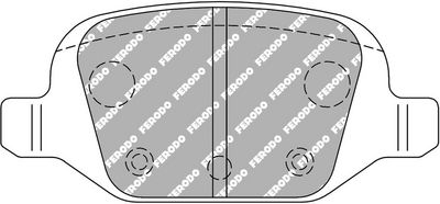 комплект спирачно феродо, дискови спирачки FERODO RACING FCP1324H