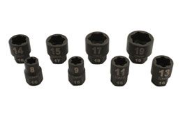 Laser Tools Damaged Nut/Bolt Remover 3/8"D 8pc
