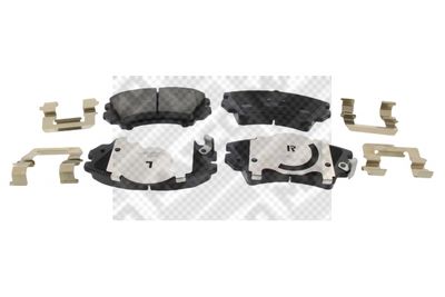 Zestaw klocków hamulcowych, hamulce tarczowe MAPCO 6859/1