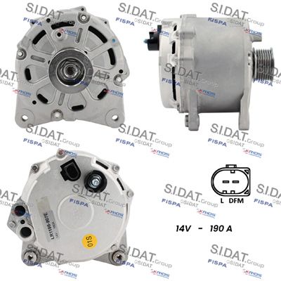SIDAT A12HT1257 Генератор  для VW PHAETON (Фольксваген_ Пхаетон)