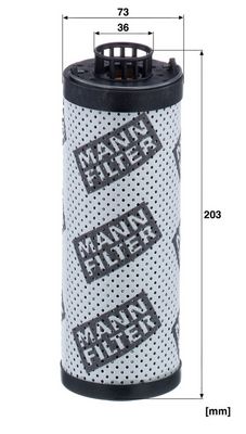 Hydraulisch filter (patroon) past: ABG 326 EPM, 6820