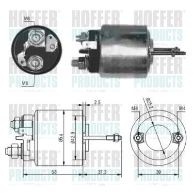 HOFFER Magnetschalter, Starter (46009)