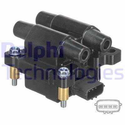 Катушка зажигания DELPHI GN10405-12B1 для SUBARU LEGACY