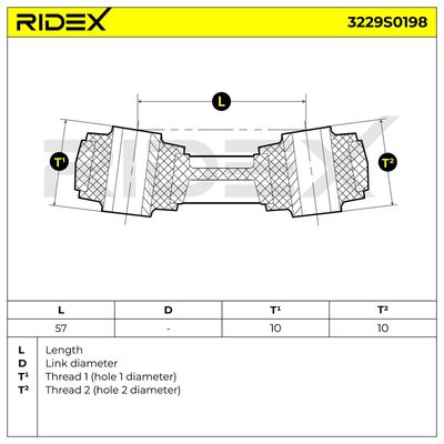 биалета RIDEX 3229S0198