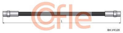 COFLE 92.BH.VK120 Тормозной шланг для AUDI (Ауди 100)