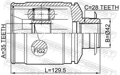 Joint Kit, drive shaft 1211-CMRH