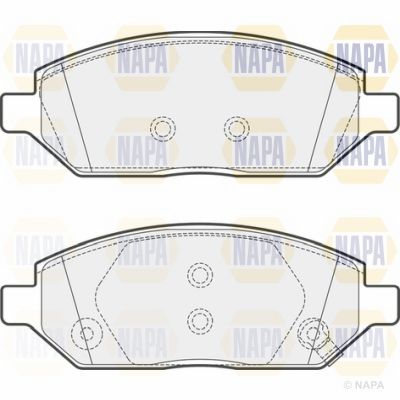 Brake Pad Set NAPA NBP1116