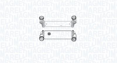 интеркулер (охладител за въздуха на турбината) MAGNETI MARELLI 351319206300