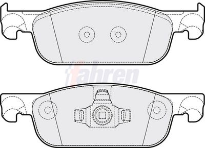 Fahren Brake Pad Set, disc brake FBP3794