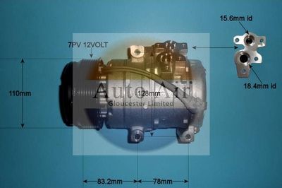 Compressor, air conditioning Auto Air Gloucester 14-2077