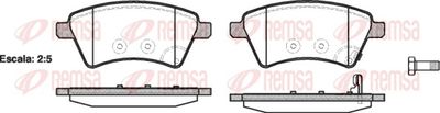 Brake Pad Set, disc brake 1215.01