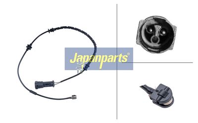 JAPANPARTS Įspėjimo kontaktas, stabdžių trinkelių susidėvėjimas