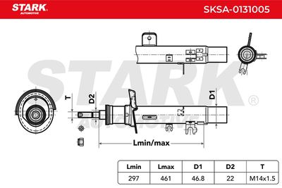 амортисьор STARK SKSA-0131005
