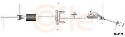 SEILZUG FESTSTELLBREMSE COFLE 104671
