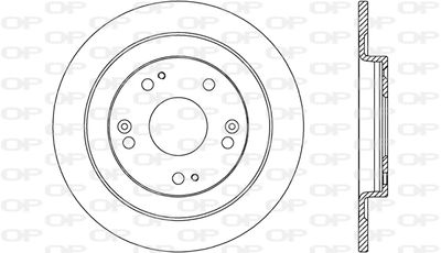 OPEN PARTS BDA2685.10 Тормозные диски  для HONDA CIVIC (Хонда Цивик)