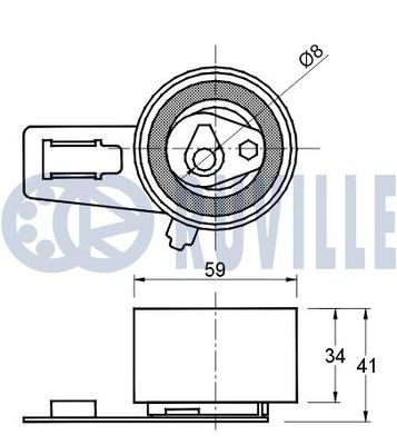 ROLA INTINZATOR CUREA DISTRIBUTIE RUVILLE 541168 1