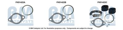 Монтажен комплект, изпускателна тръба BM Catalysts FK51422