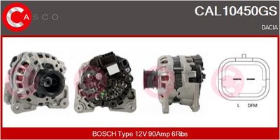 generátor CASCO CAL10450GS