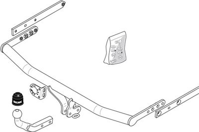 Zestaw zaczepu przyczepy BRINK 345600