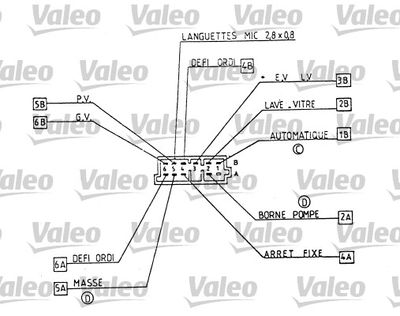 COMUTATOR COLOANA DIRECTIE VALEO 251262 1