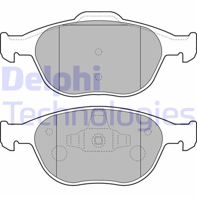 Комплект тормозных колодок, дисковый тормоз DELPHI LP1724 для FORD STREET