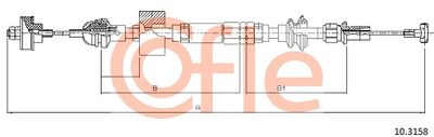 Cięgło, sterowanie sprzęgłem COFLE 10.3158
