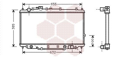 VAN WEZEL 83002017 Крышка радиатора  для KIA SEPHIA (Киа Сепхиа)