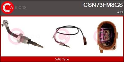 SENZOR TEMPERATURA GAZE EVACUARE